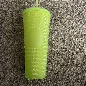 Starbucks Bright Green Textured Tumbler